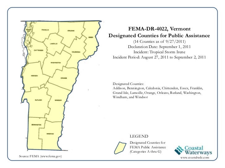 Updated on 9/27/11 State Maps of Federally Declared Disaster showin…