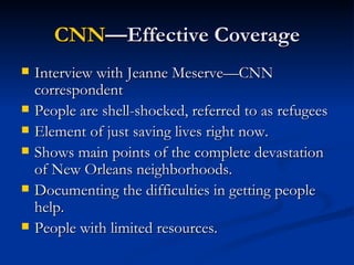 Hurricane Katrina Coverage Updated
