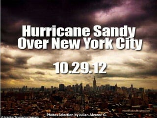 Hurricane over new york city
