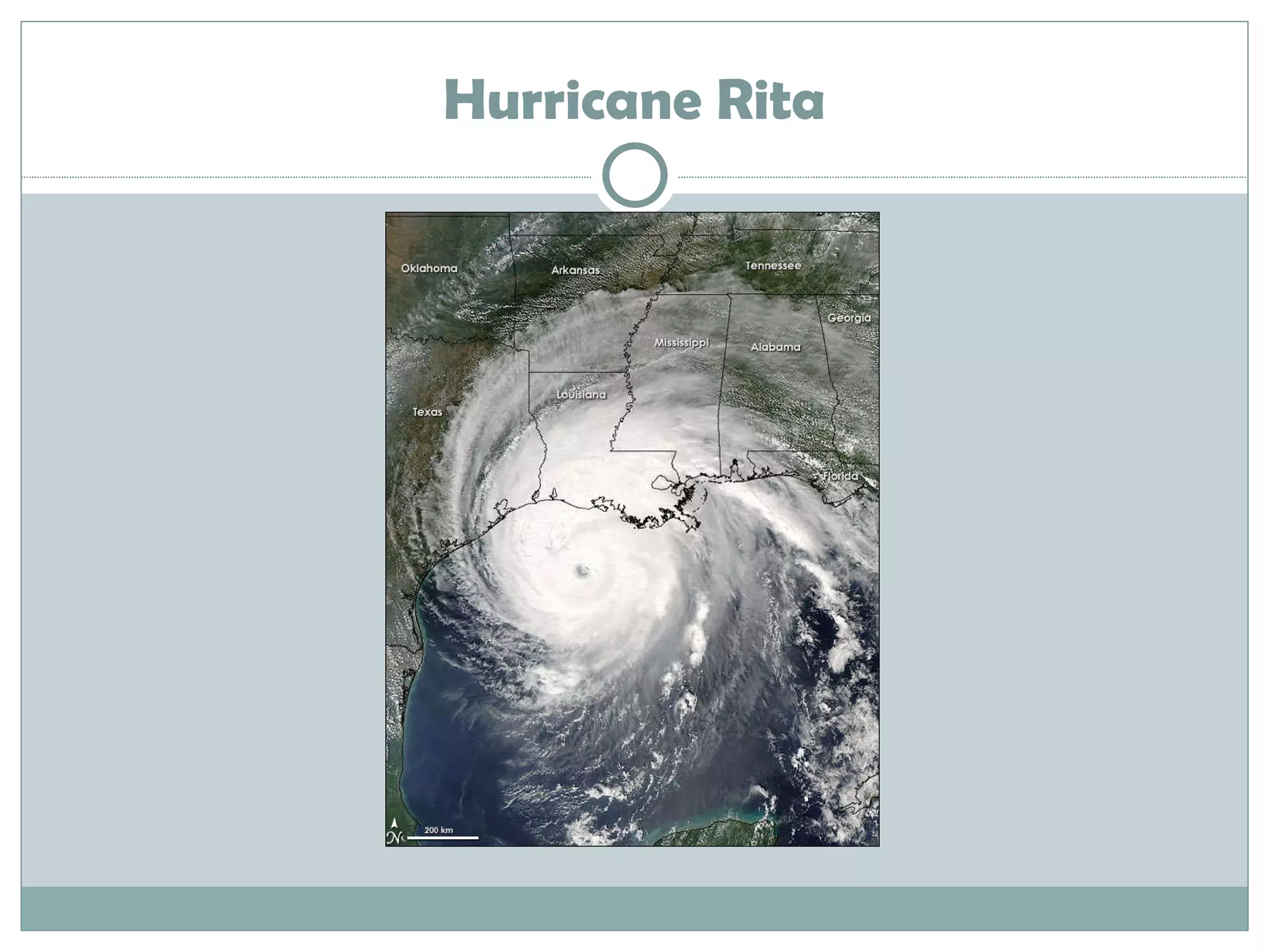 Hurriane Rita Path Hurricane rita.data collection pp | PPT