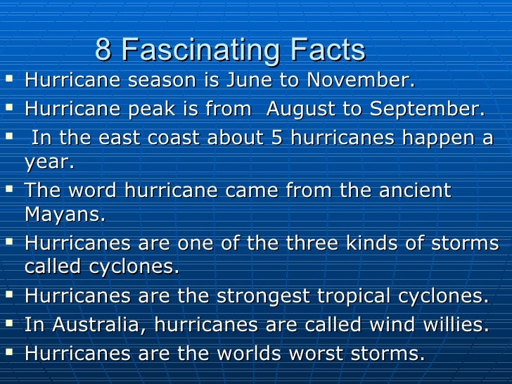 Cailin's Hurricane PowerPoint
