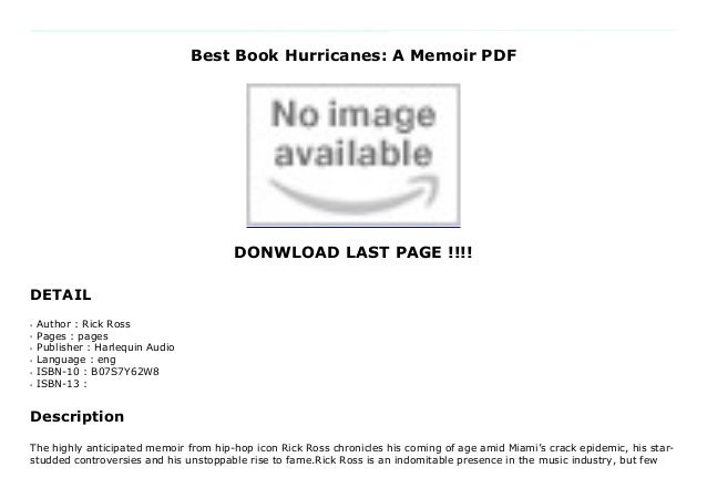 Hurricanes A Memoir