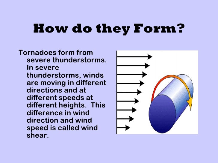 hurricanes and tornadoes how does a tornado form