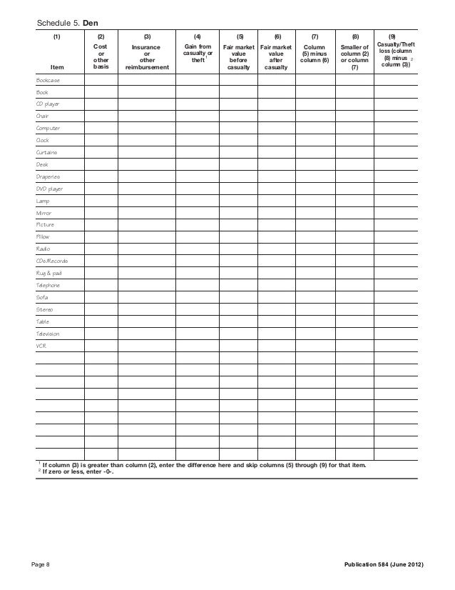 small business tax worksheet