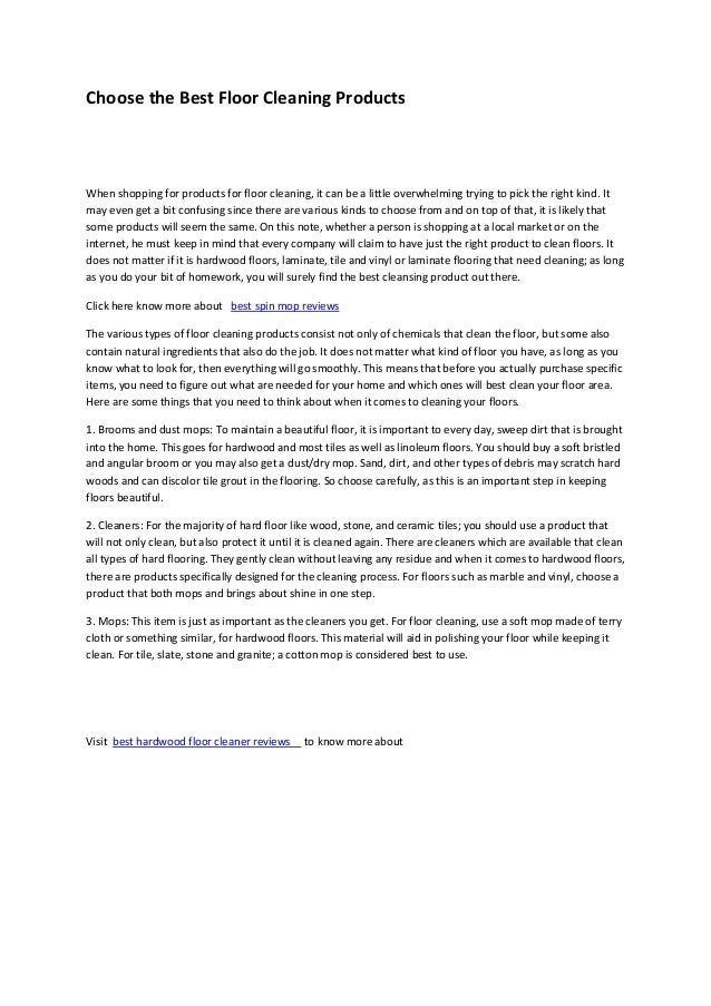 Best Spin Mop Reviews