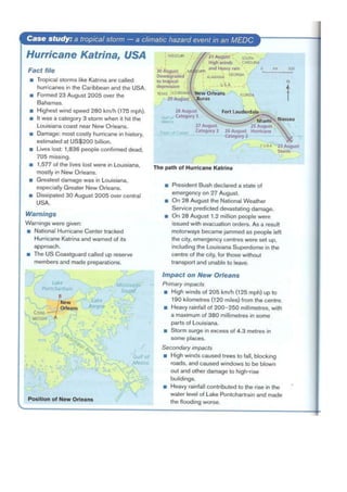 Hurricane katrina factsheet
