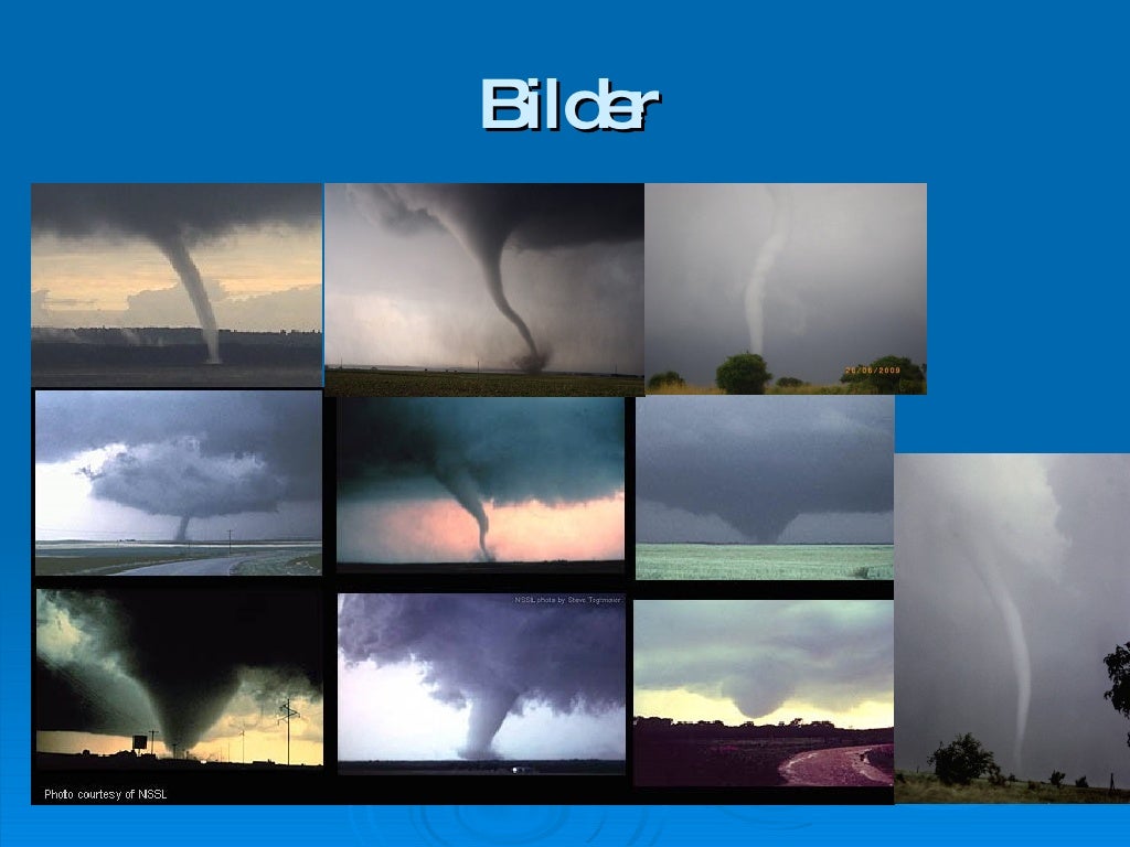 Hurrikans und Tornados