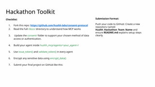 Hushh Hackathon for IIT Bombay: Create your very own Agents | PPTX