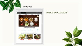 PROOF OF CONCEPT
HOMEPAGE
 