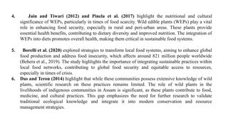 Ethnobotanical Study of Wild Edible Plants Used by the Garo Community ...