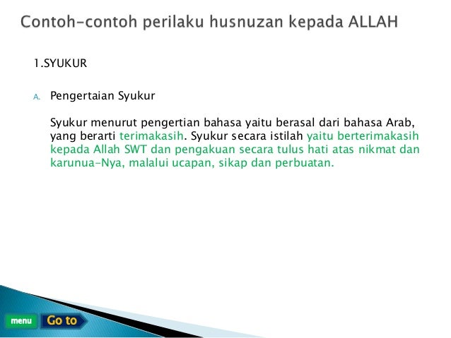 Husnudzan kepada allah