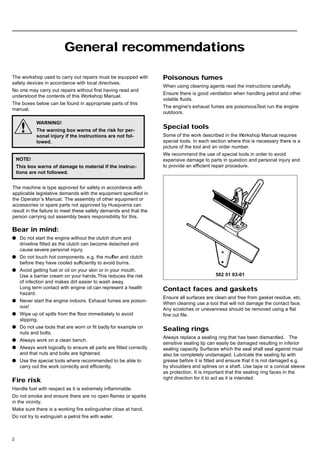 Husqvarna blowers service repair manual | PDF