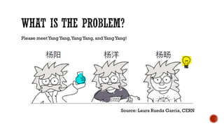 Please meetYangYang,YangYang, andYangYang!
Source: Laura Rueda Garcia, CERN
 