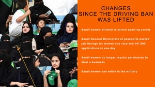 Nissan Saudi Arabia's Women Driving Campaign - #shedrives | PPT