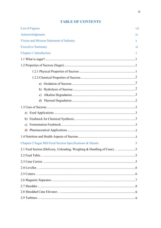 iii
TABLE OF CONTENTS
List of Figures vii
Acknowledgments ix
Vision and Mission Statement of Industry x
Executive Summary ...