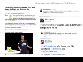 #RecentGradHustle // @EmilyMiethner // @NYCinterns
 