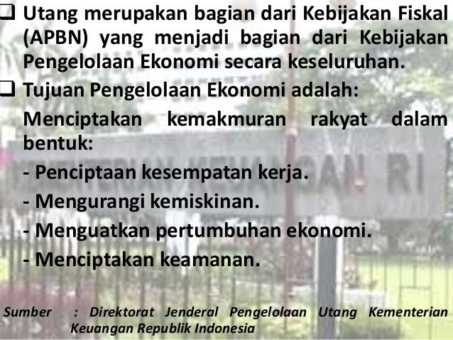 Maksud Hutang Luar Negeri Utang Indonesia yang Terus Menggunung