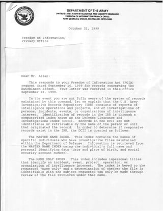 Hutchison effect foia from brian allan PDF