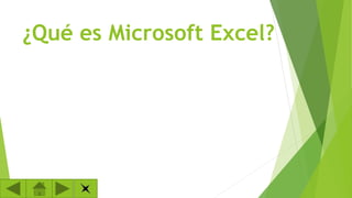 ¿Qué es Microsoft Excel?

 