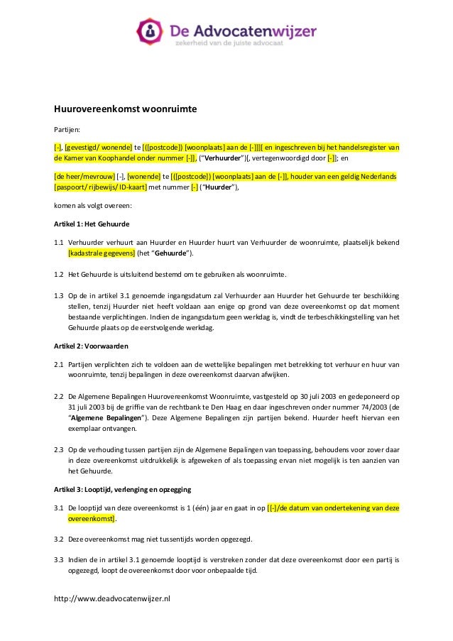 Ouderschapsplan Voorbeeld