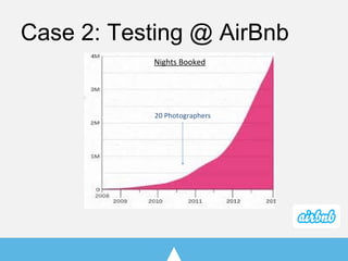 Case 2: Testing @ AirBnb
 