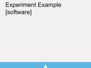 Experiment Example
[software]
 