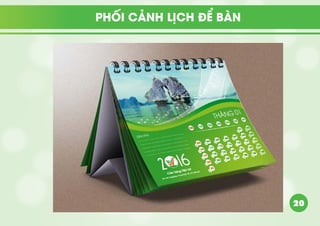 20
PHỐI CẢNH LỊCH ĐỂ BÀN
 