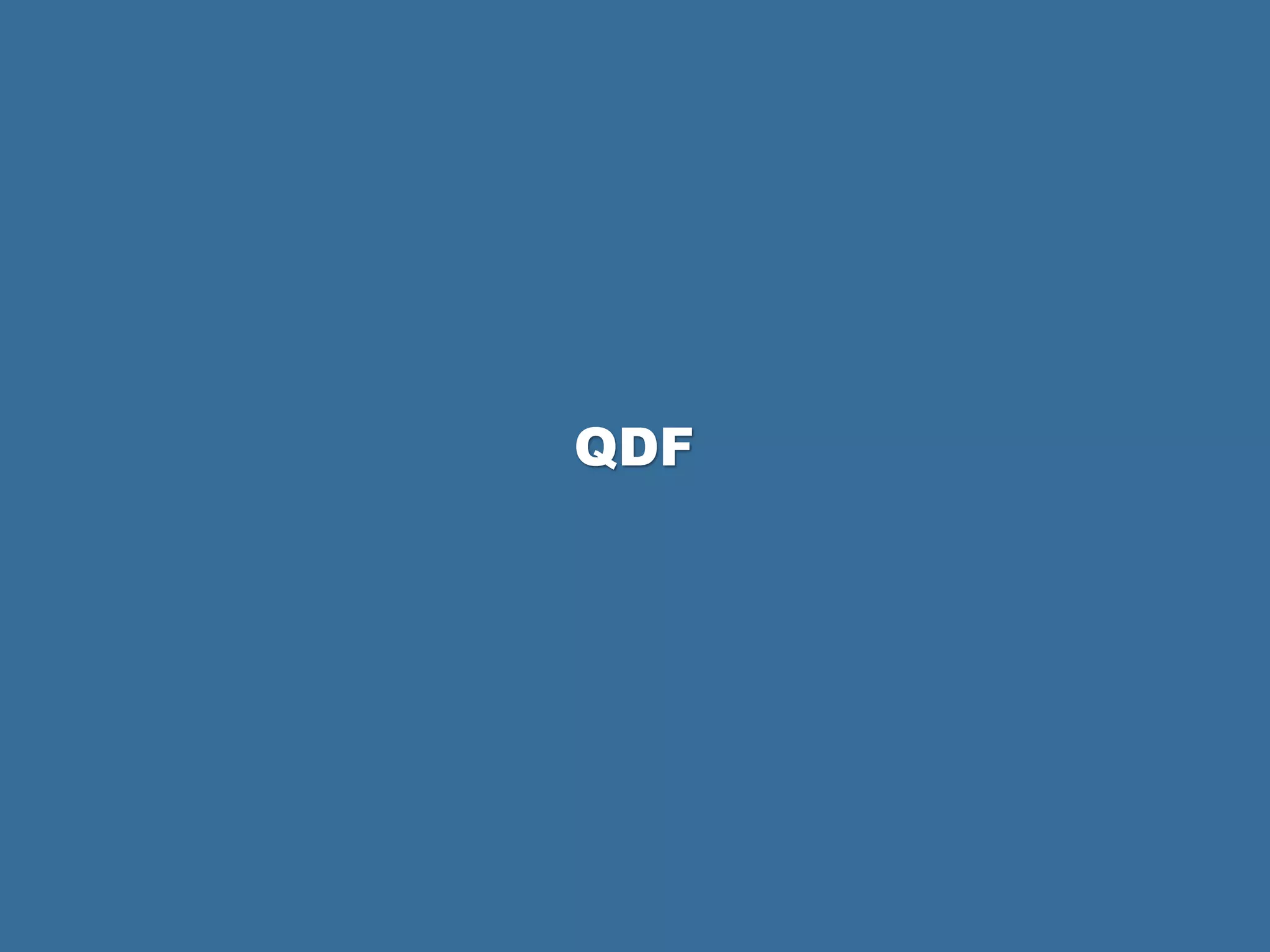 QDF