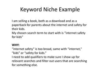 You decide what words to bid on