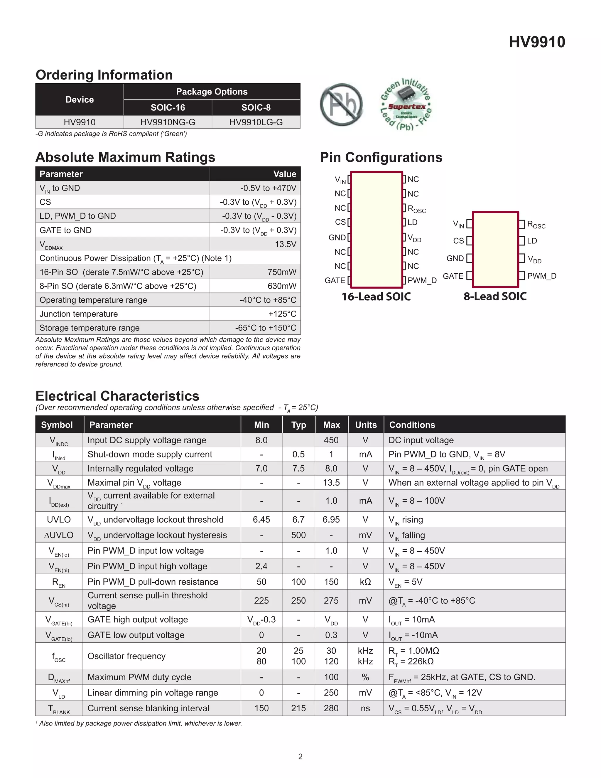 Hv9910c Arduino Module Hv9910 led driver | PDF