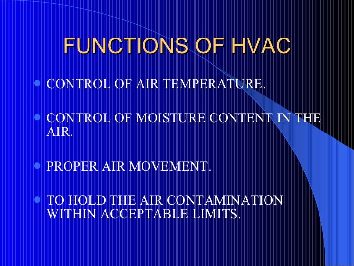 Hvac presentation for beginers