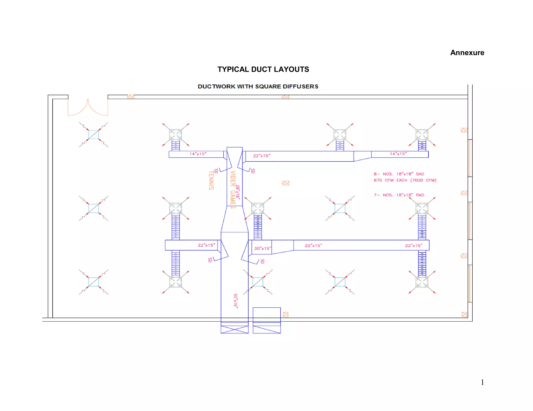 Annexure
TYPICAL DUCT LAYOUTS
1
 