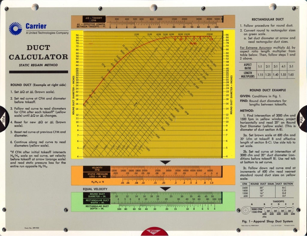 Hvac air duct calculator 1 of 40001