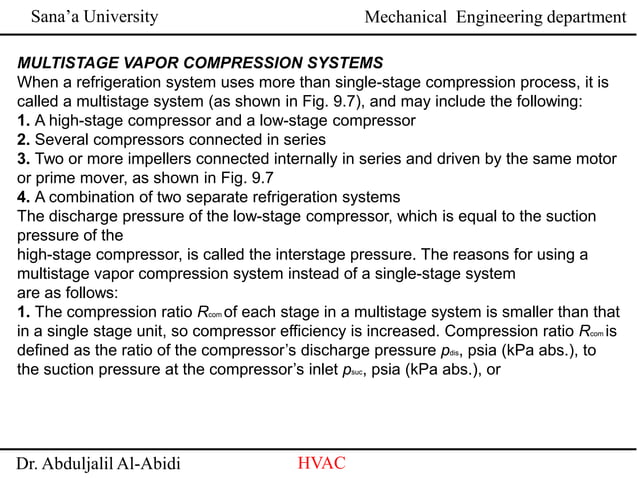 Vapor Compression Refrigeration System | PPTX | Physics | Science