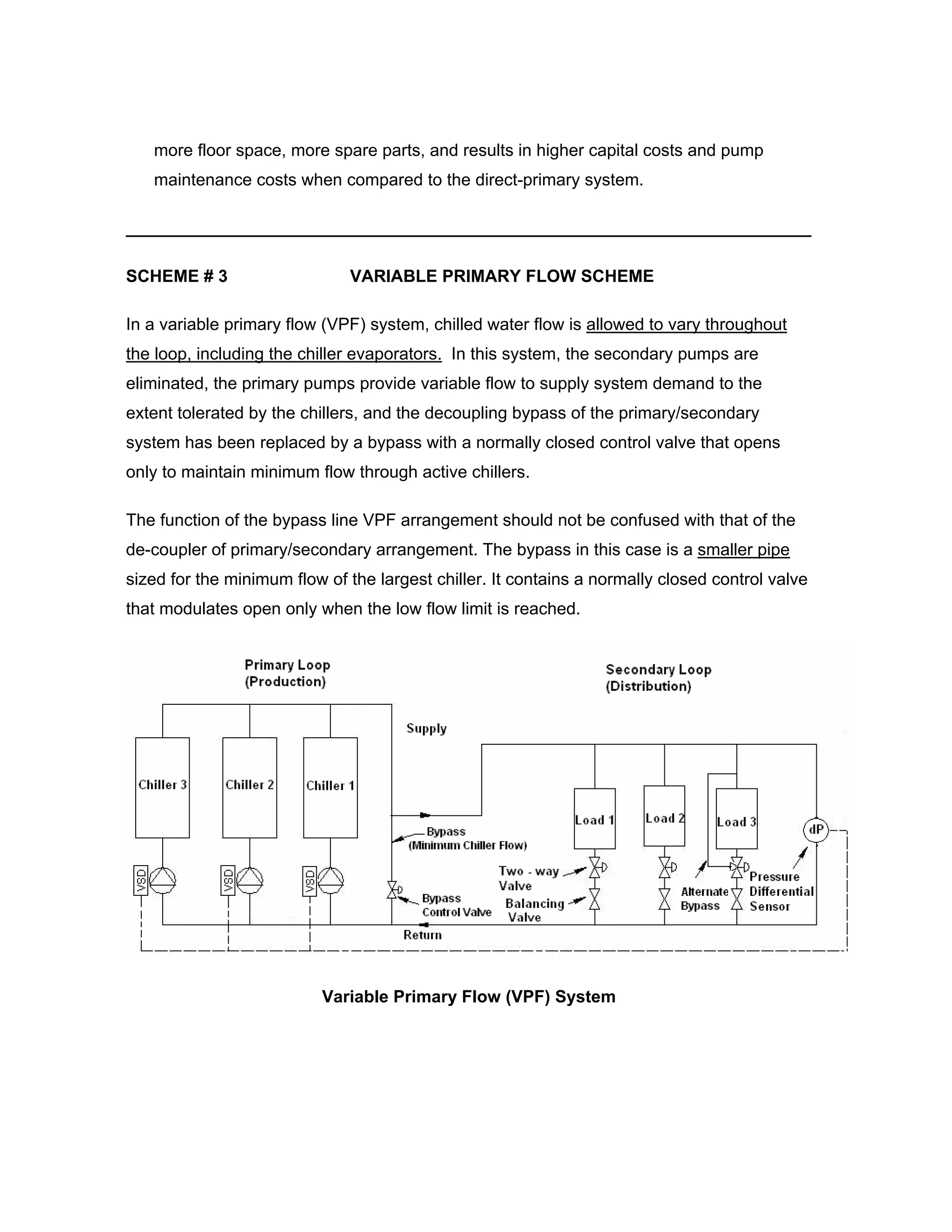 Hvac chilled water distribution schemes | PDF