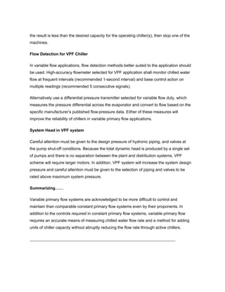 Hvac chilled water distribution schemes | PDF