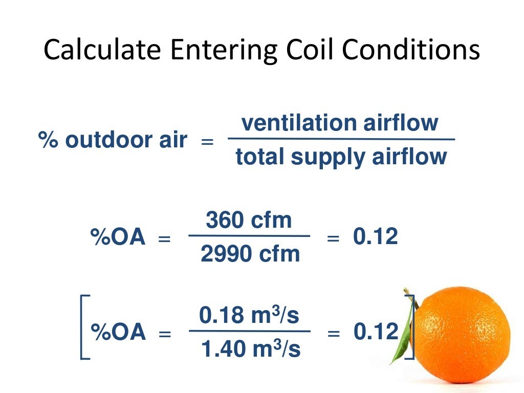 Hvac cooling load calculation
