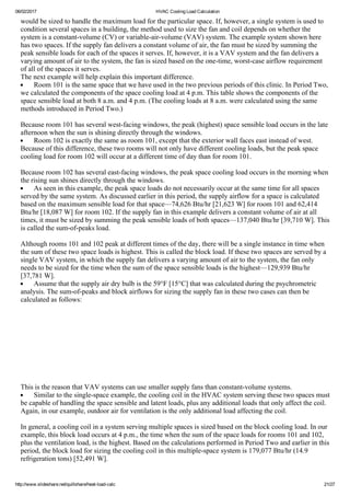 Hvac cooling load calculation | PDF