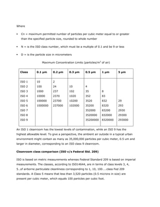 Hvac design for cleanroom facilities | PDF