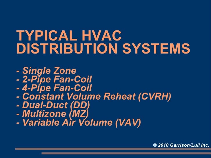 HVAC Distribution