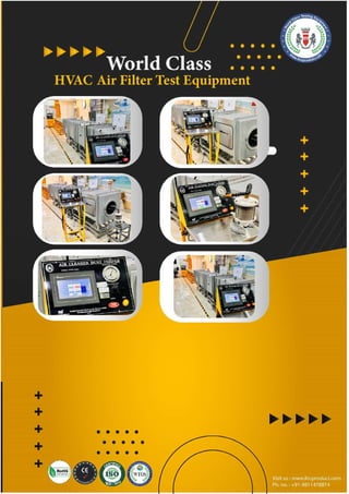 Testing Air Filter Lab IS 17570 HVAC Air Filter Test Equipment. | PDF