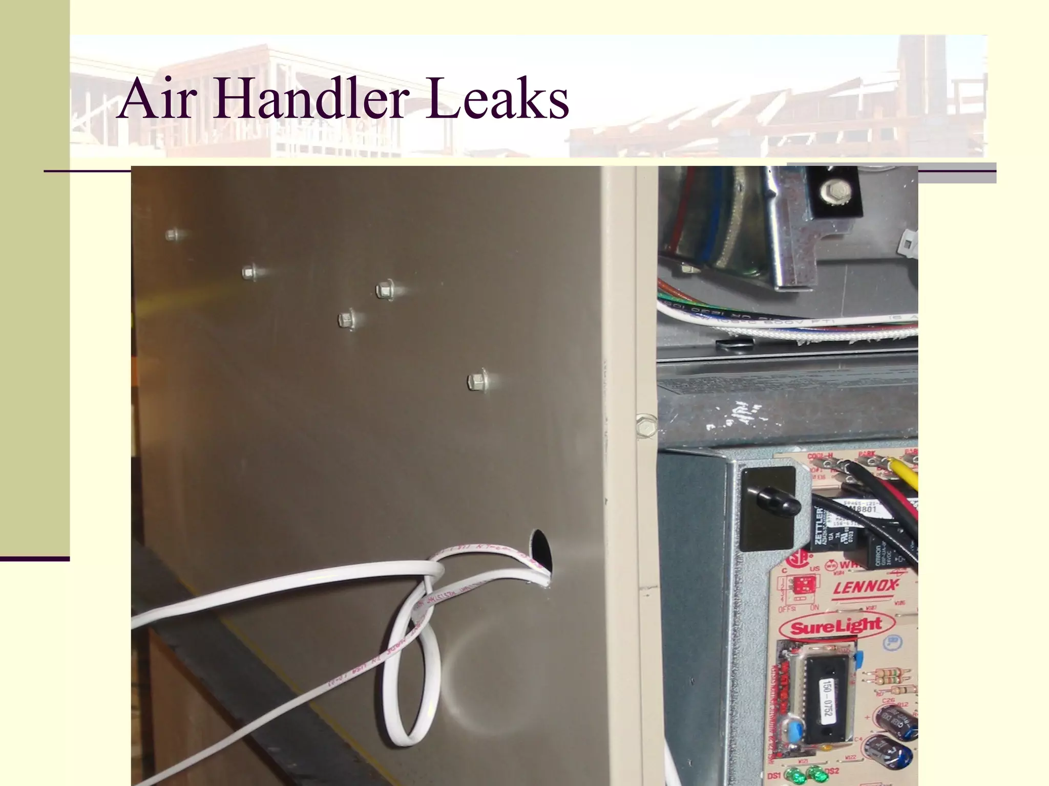 Air Handler Leaks 