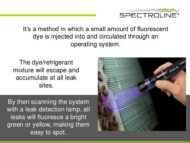 How Does A Fluorescent Dye Leak Detector Work www.slideshare.net