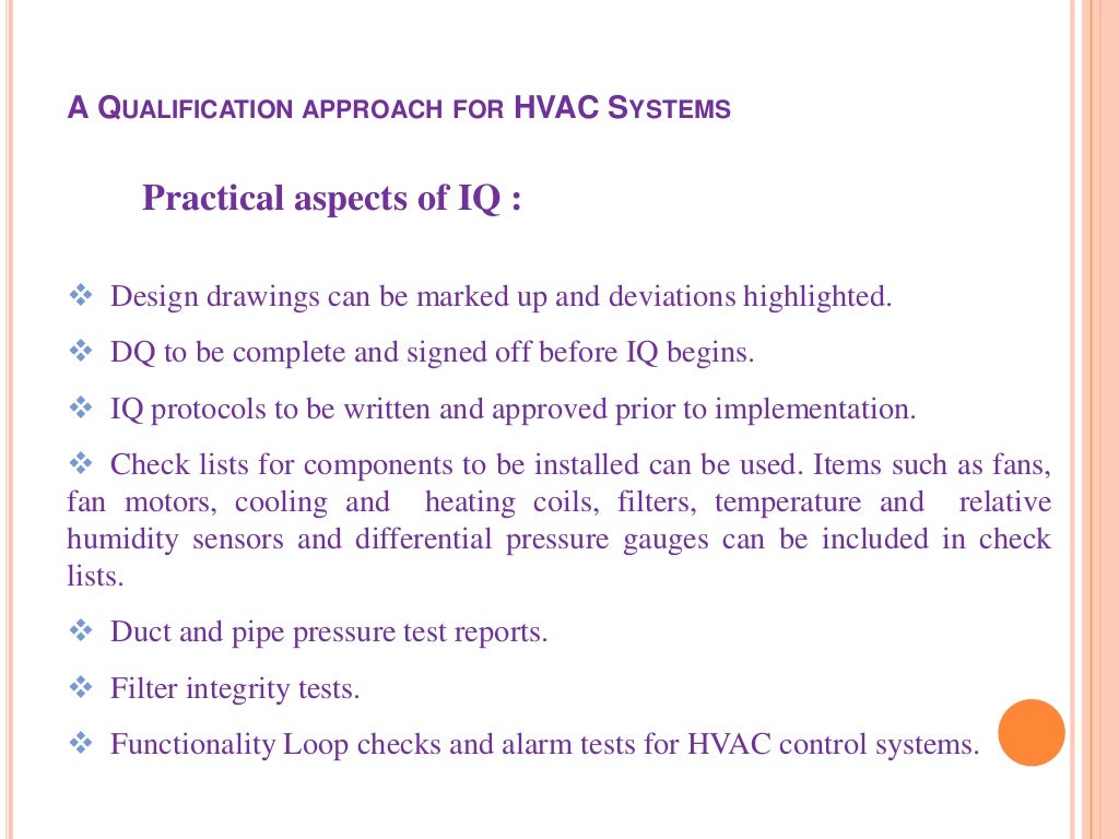 Heating Ventilation and Air Conditioner HVAC Qualification
