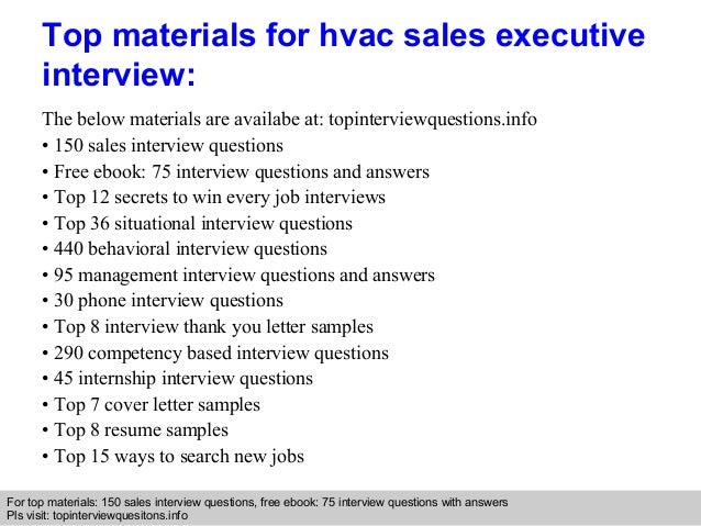 hvac interview questions