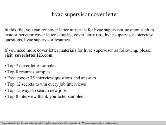 interview questions and answers free download pdf and ppt file hvac supervisor cover letter - Resume Sample Cover Letter Pdf interview questions and answers free download pdf and ppt file hvac supervisor cover letter - Resume Sample Cover Letter Pdf