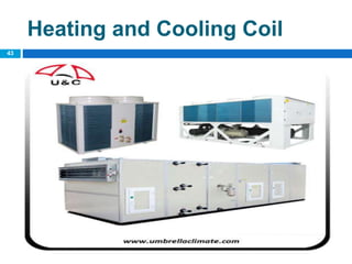 43
Heating and Cooling Coil
 
