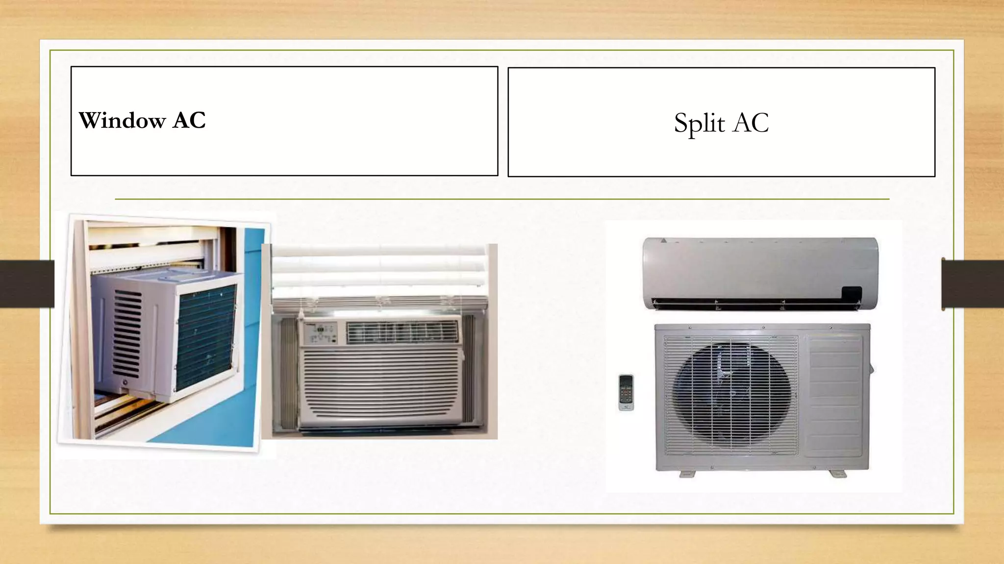 Split ACWindow AC