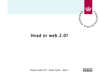 Hvad er web 2.0? 