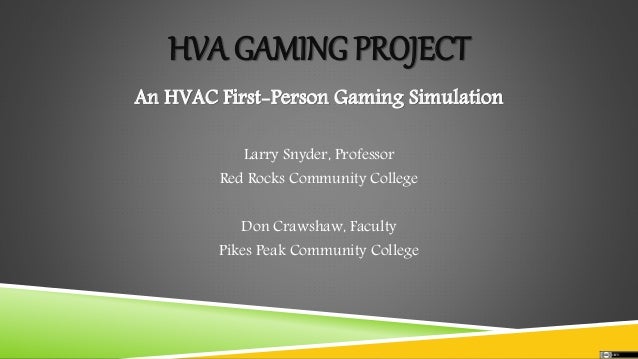 hvac first person gaming simulation presentation hvac games